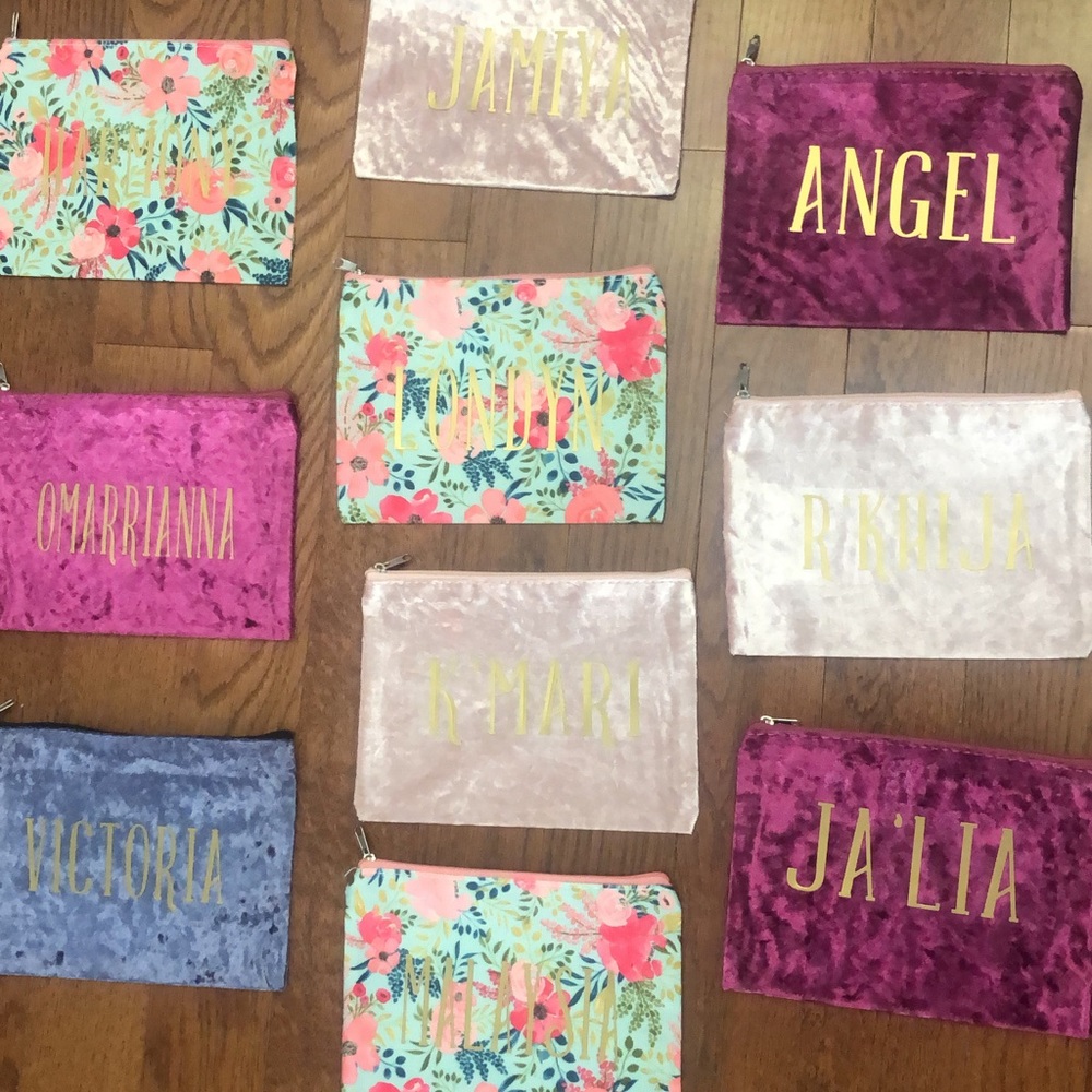 Personalize pouches